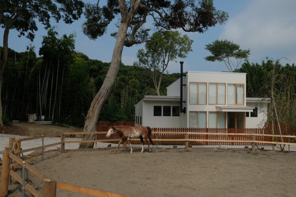 【千葉県】フォレストヴィラ＜南総の丘＞｜馬がお出迎えしてくれる、自然豊かな別荘を一棟貸切