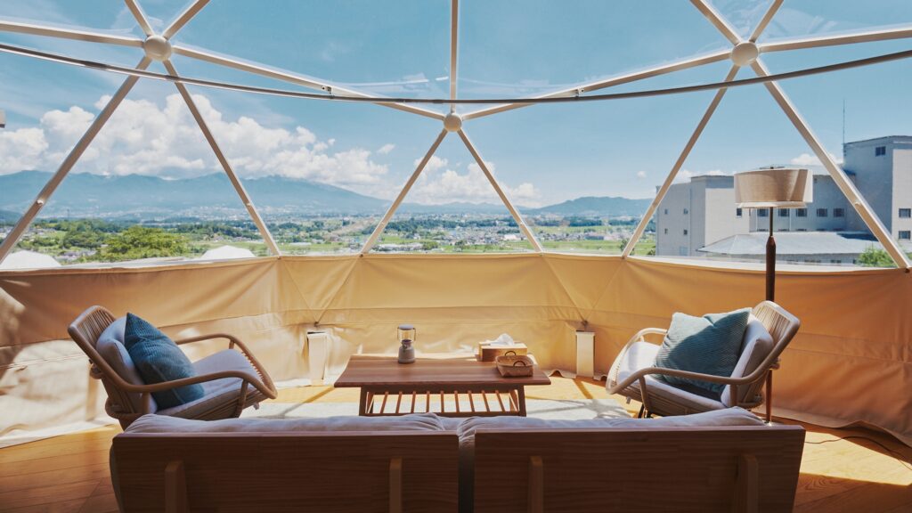 のぞみグランピング&スパ佐久×軽井沢