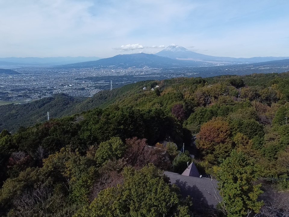 世界文化遺産の富士山を望むログハウス「プラネット」｜静岡県・中伊豆｜景色