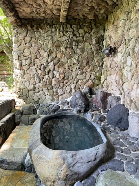 静岡県 中伊豆の貸別荘・コテージ｜夢の家の写真：専用の洞窟風呂