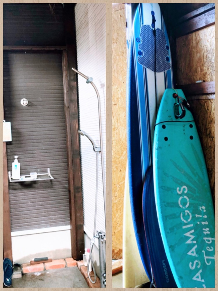 千葉県 九十九里・銚子のコテージ｜Nalu Resort Japan ナルーリゾートジャパンの写真：無料のレンタルサーフボード