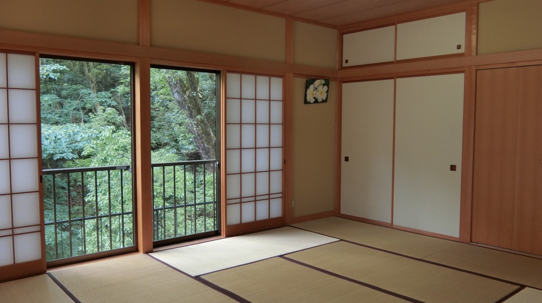 静岡県 熱海のコテージ｜スタジオ・ウーハの写真：スタジオ・ウーハの和室（寝室）