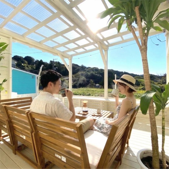 千葉県 勝浦・鴨川の貸別荘・コテージ｜ウミカグのお宿：庭付き