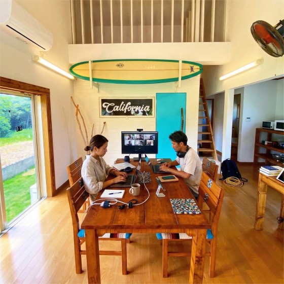 千葉県 勝浦・鴨川の貸別荘・コテージ｜ウミカグのお宿の写真：Wi-Fi完備のコテージ