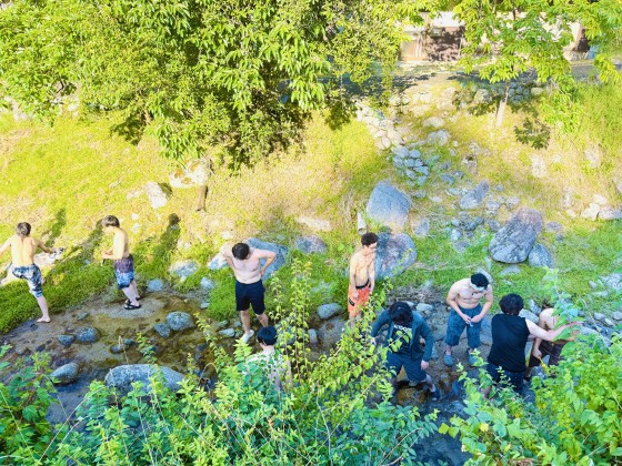 三重県 津・久居・美杉・松阪の貸別荘・コテージ｜ラ・カミオの写真：川が近いコテージ