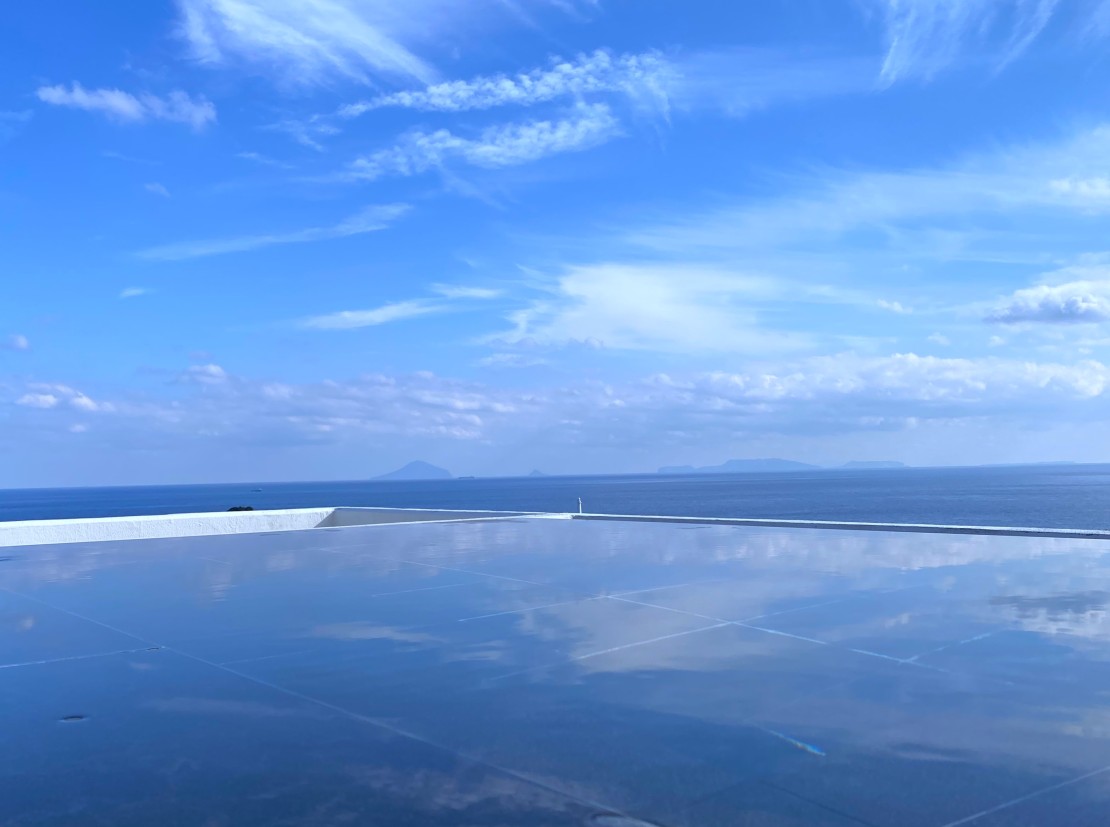 静岡県 下田・白浜のコテージ｜Soft wind 風の写真：屋上展望露天風呂　ocean view spa