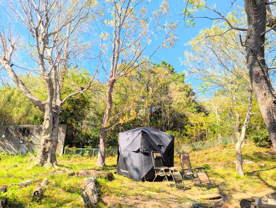 静岡県 伊豆高原の貸別荘・コテージ｜天城杉のログハウス Wizu ( ウィズ )の写真：サウナのあるコテージ