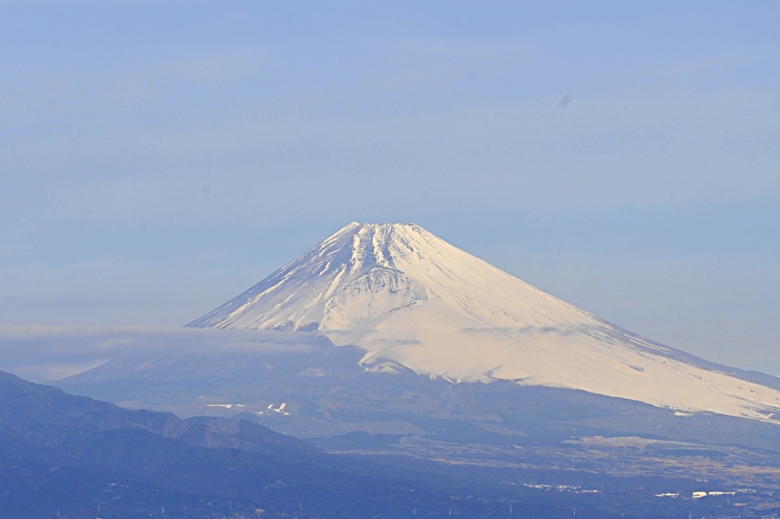 【全国旅行支援割引可】南箱根タントンハウス｜静岡県・中伊豆｜テラスから望遠撮影した富士山の景色