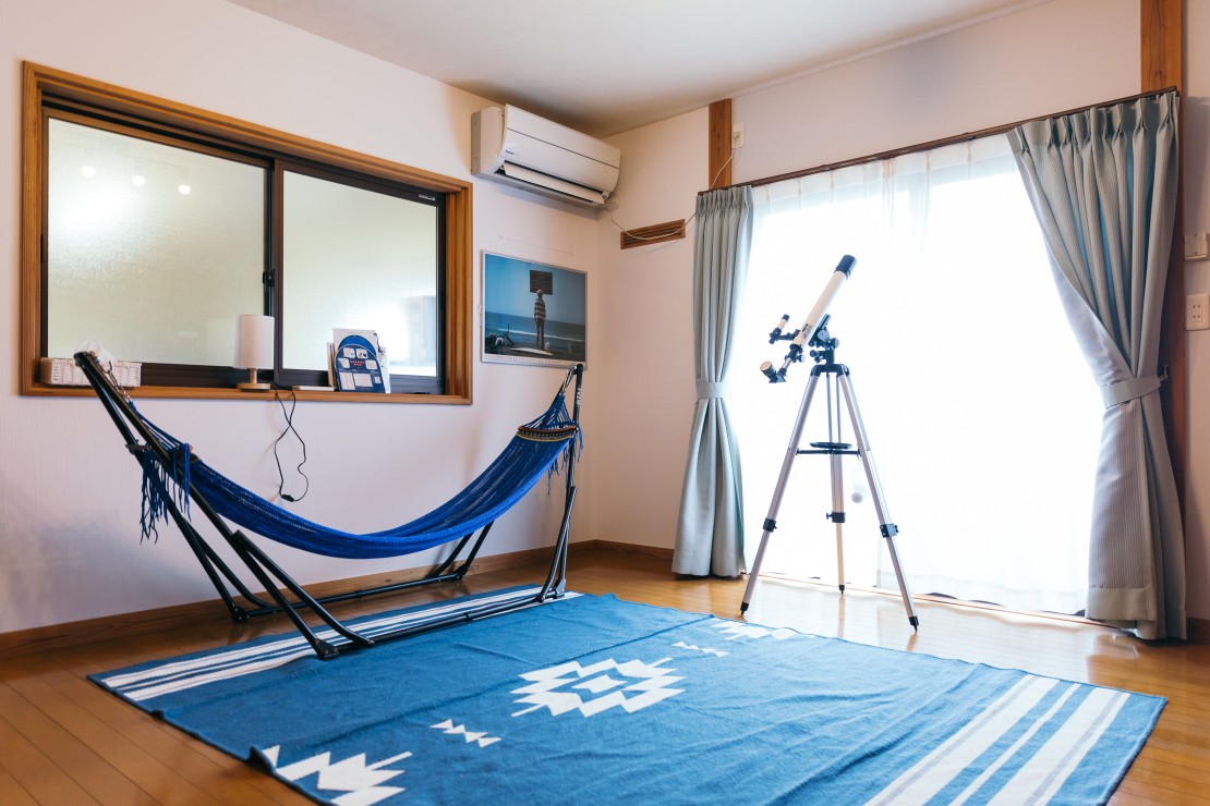 ocean villa mint｜千葉県・館山・南房総｜ハンモックに揺られ、ゆっくりとした時間を楽しめます