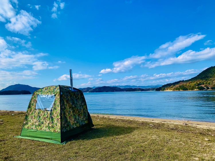 Island Camp 百島｜広島県・福山・尾道の特徴写真｜目の前の海を満喫