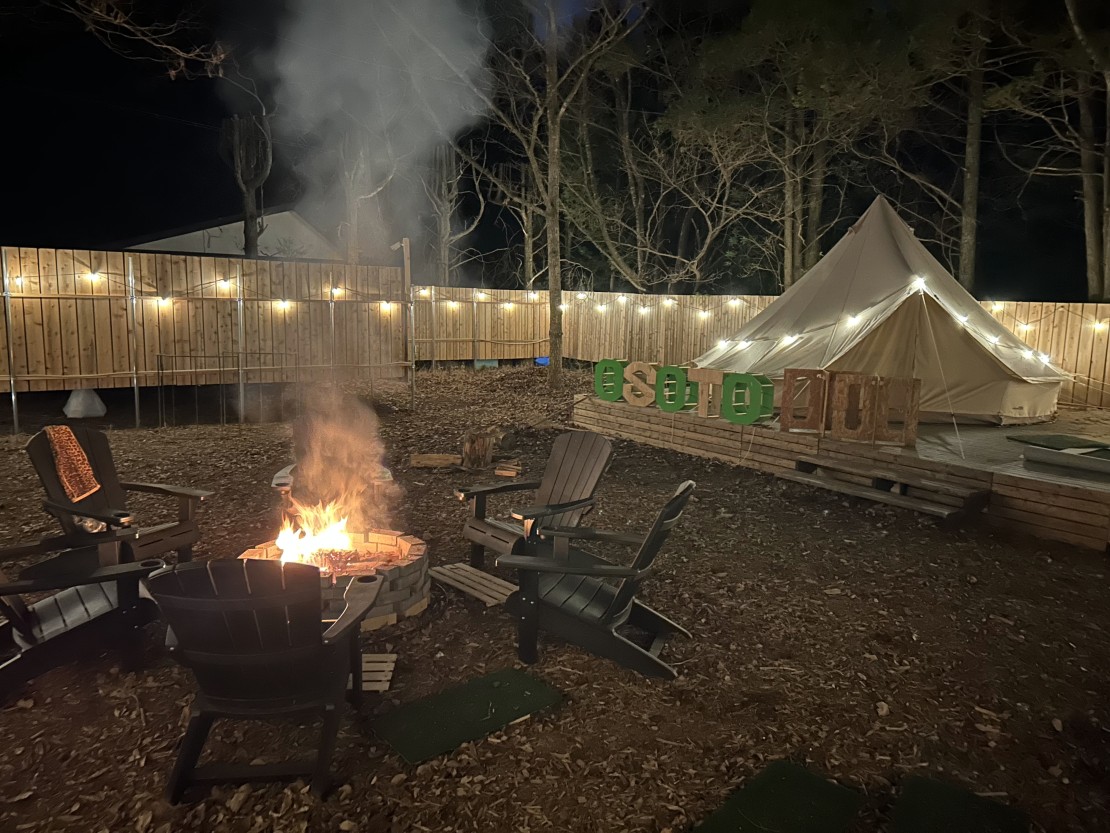 霞ヶ浦・土浦・鹿島・潮来（茨城県）で近隣にコンビニのあるグランピング 1選｜写真：Osoto Sauna & Glamping
