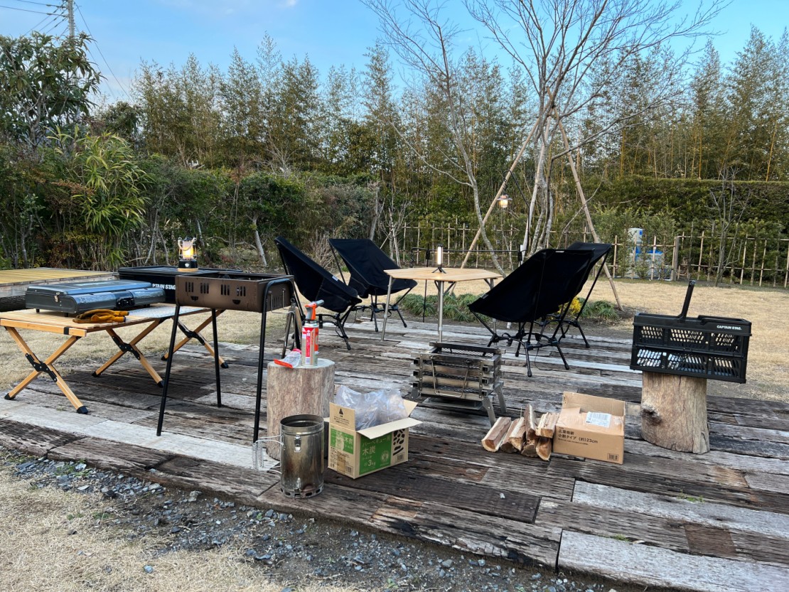 鴨川プライベートヴィラうら庭｜千葉県・勝浦・鴨川｜BBQ器材の貸し出しも行っています