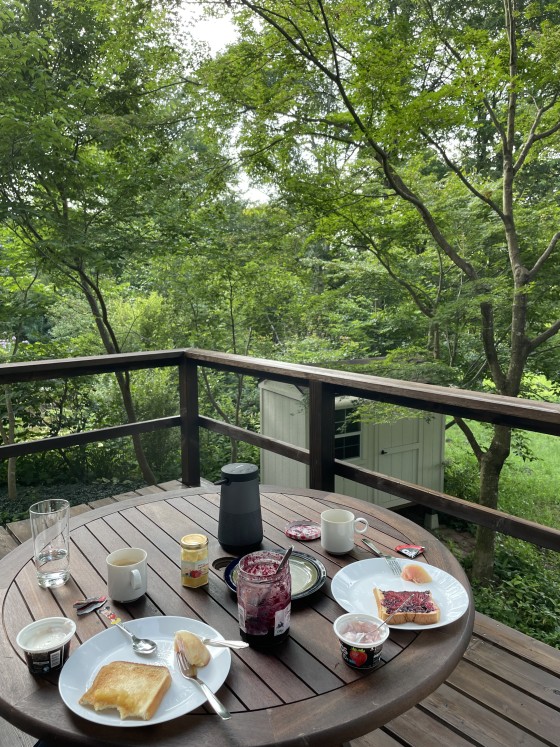 山梨県 八ヶ岳・清里・小淵沢・大泉の貸別荘・コテージ｜TYY八ヶ岳Baseの写真：林間のコテージ