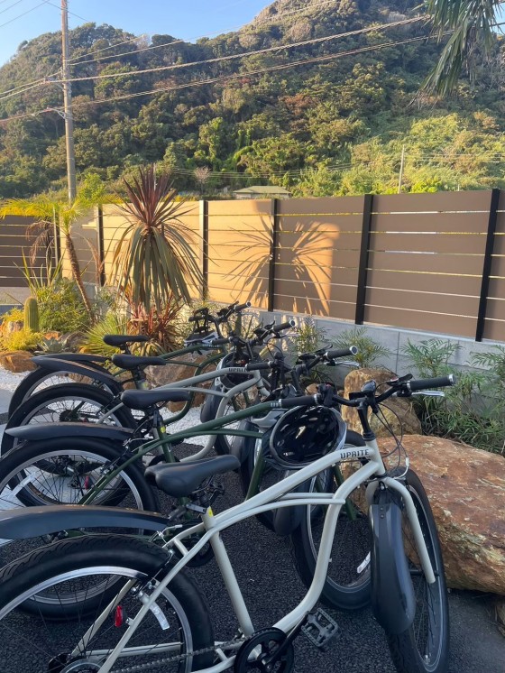 千葉県 館山・南房総のグランピング｜TAVISTARの写真：自転車が楽しめるグランピング