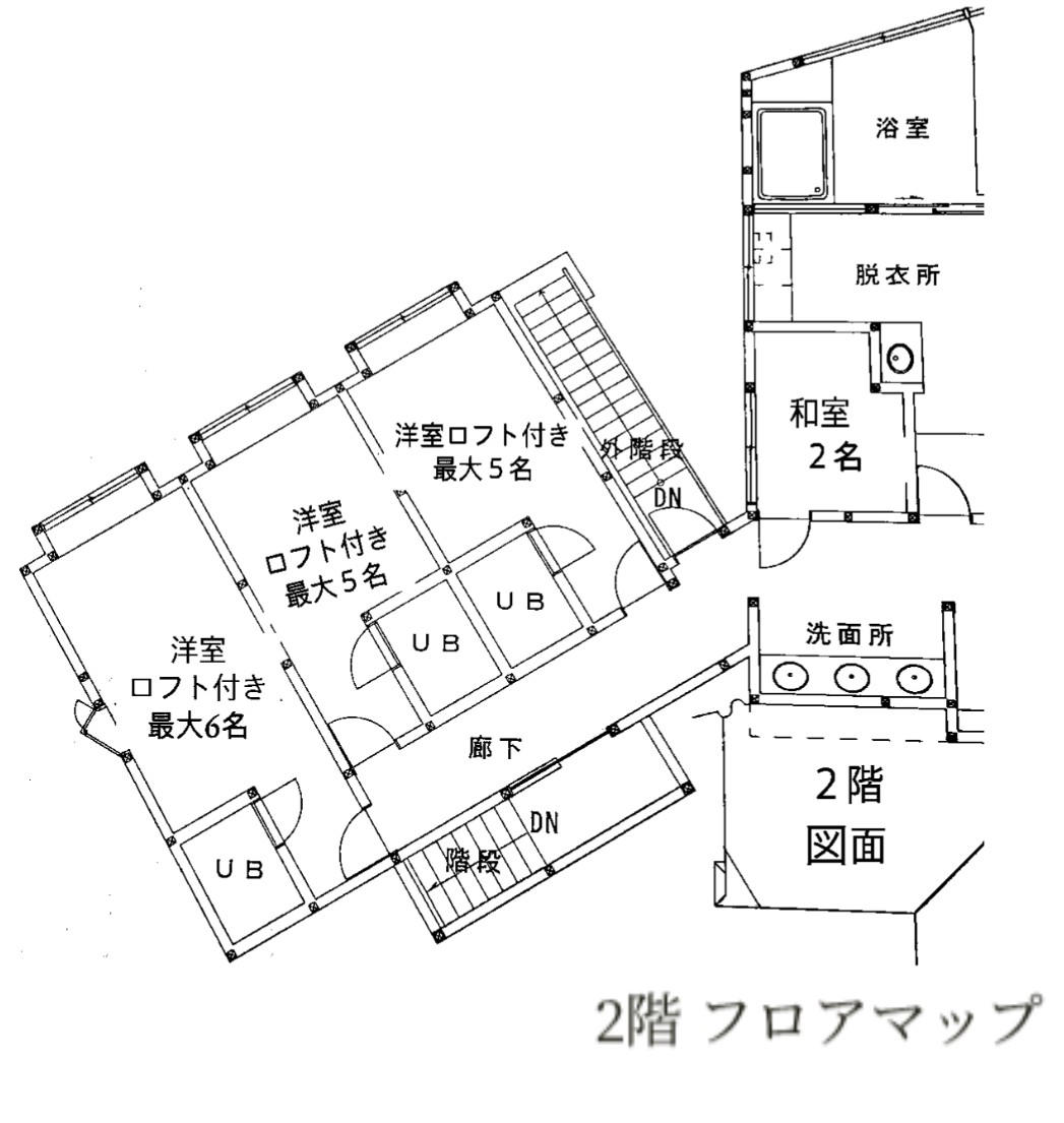 Exclusive Accommodation Silver Spray｜山梨県・山中湖・忍野｜図面