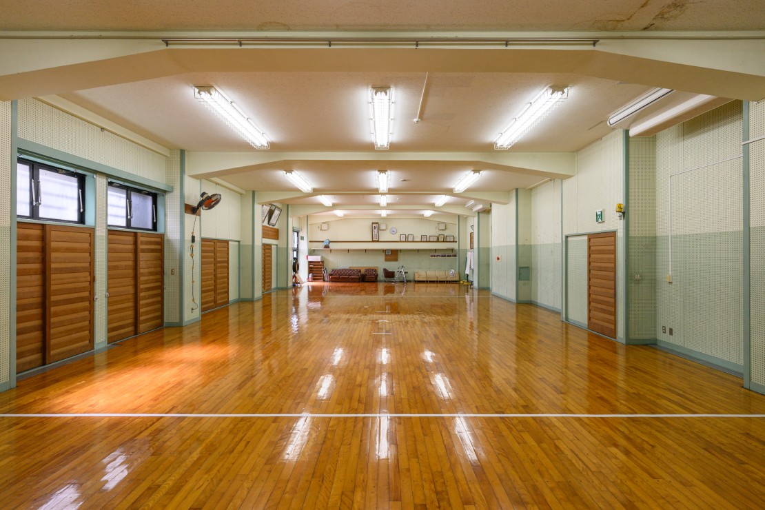 無限館|静岡県・伊豆高原|施設内の70畳ある道場。