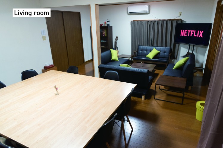 福島県 郡山のコテージ｜f life houseの写真：18人で泊まれる大きな一軒家