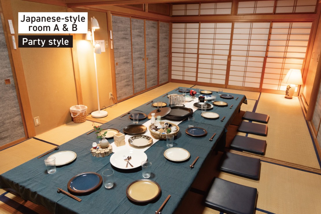 f life house｜福島県・郡山｜1F和室（14名着席時）