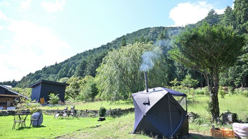 Community&Stay 古民家 SO|愛知県・三河|プライベートガーデンにて気兼ねなくテントサウナをお楽しみいただけます