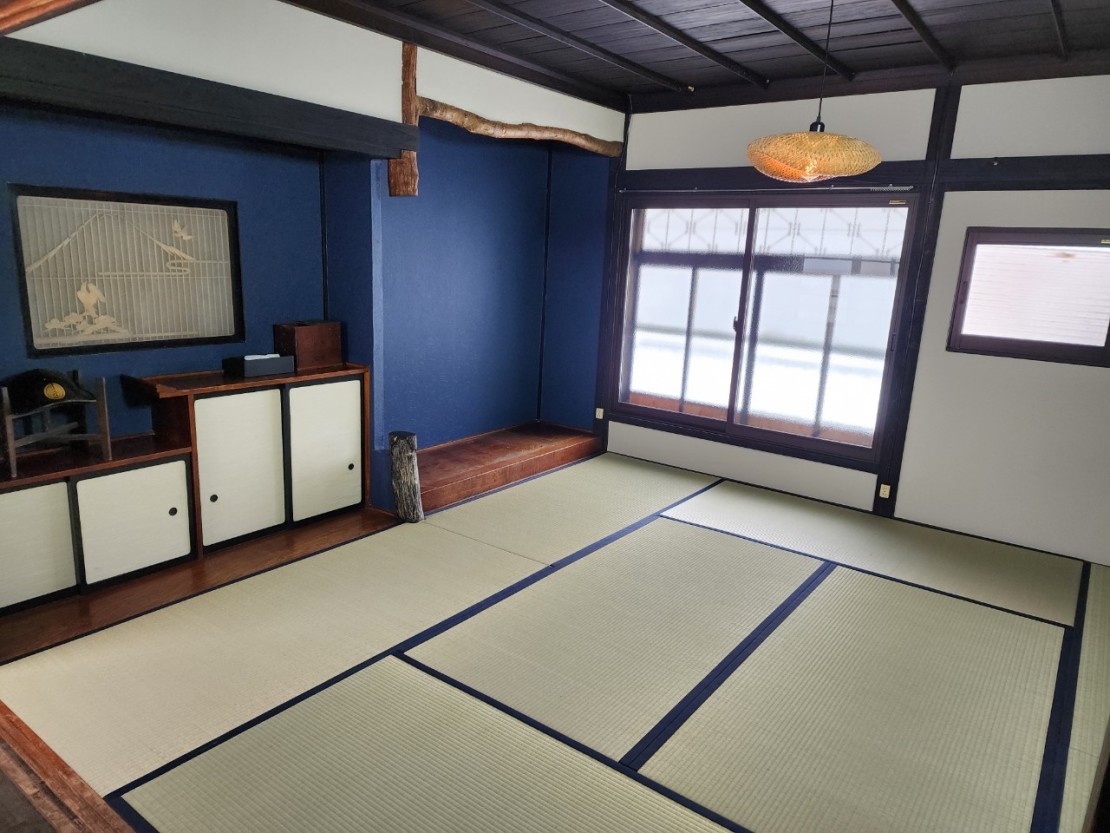 いにしえの宿おへそ|山形県・米沢・置賜|2階の旦那の間は寝室としてご利用いただけます。