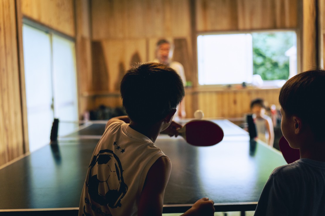 HANNOSUKE（半之助）｜千葉県・木更津・君津・富津｜離れのBBQ場に本格的卓球台を常設