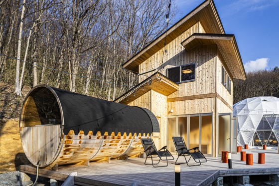 福島県 郡山のグランピング｜響きのサウナグランピング＆ドックラン：ファミリー