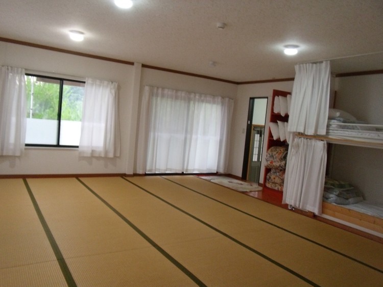 兵庫県 姫路・赤穂・播磨のコテージ｜ポパイテンキャンプ場　グリーンハウス(1棟貸切)の写真：和室