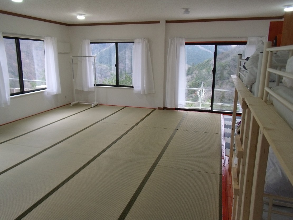 ポパイテンキャンプ場　グリーンハウス(1棟貸切)｜兵庫県・姫路・赤穂・播磨｜和室