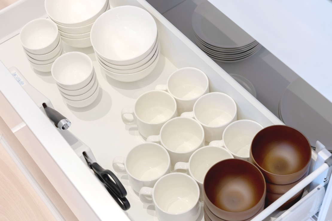 UMICHIKA 6886|千葉県・九十九里・銚子|お皿やカトラリーなどの食器類は、各8セットご用意しておりますので、グループでのご利用にも安心です。