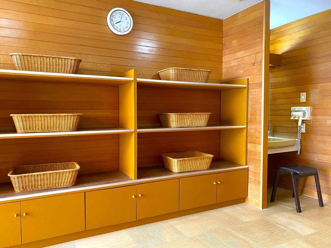 大型貸別荘　サンライズガーデン｜静岡県・東伊豆｜脱衣所