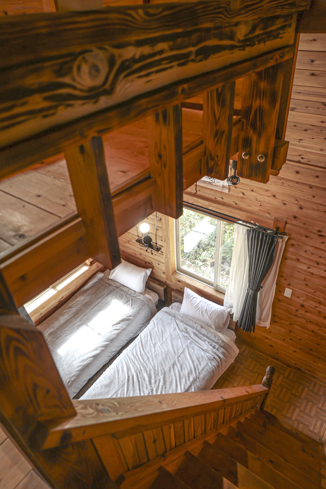 twin villa那須 SAUNA RESORT｜栃木県・那須・板室｜ログハウスは３人泊まれます