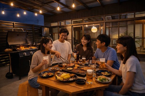 岐阜県 岐阜・大垣・養老の貸別荘・コテージ｜養老の隠れ家心音庵：大人数