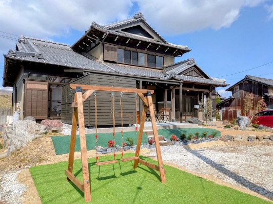 岐阜県 岐阜・大垣・養老の貸別荘・コテージ｜養老の隠れ家心音庵：子供遊具