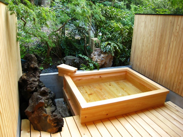 静岡県 伊豆高原のコテージ｜テラス城ヶ崎の写真：露天風呂